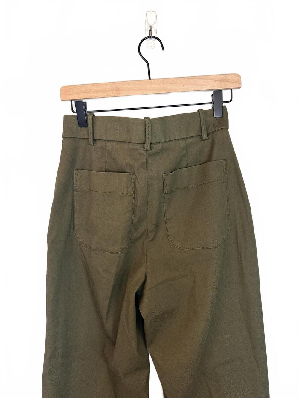 NWT: Spanx ST Crop Wide Leg 2.0 in Dark Pine S - Picture 6 of 7
